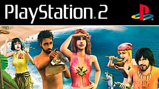 THE SIMS 2 CASTAWAY (PS2) - Gameplay do início do jogo "Os Sims 2 Náufragos" de Wii/PSP! (PT-BR)