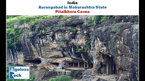 Did Buddhist monks create Pitalkhora Caves site?