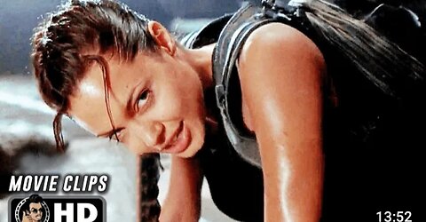 LARA CROFT: TOMB RAIDER CLIP COMPILATION (2001) Angelina Jolie |Movie short clip.