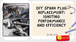 DIY Spark Plug Replacement