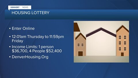 Affordable Housing Lottery is this week for Denver Housing Authority