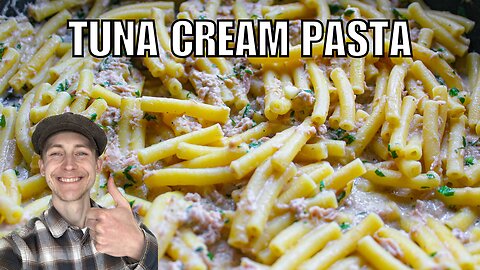 ONE-PAN Creamy Tuna Pasta Recipe | Incredibly Easy And Delicious | JorDinner