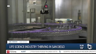 Life science industry thriving in San Diego