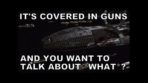 The Battlestar Galactica is an astonishingly large warship, and I'm here to talk about... its phones