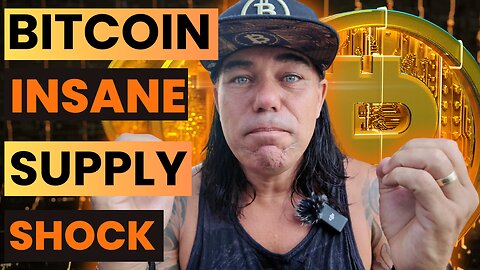 THE BITCOIN SUPPLY SHOCK WILL BE INSANE BECAUSE OF THIS NEWS!!