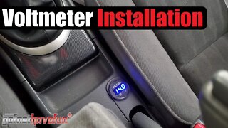 How To Install an aftermarket Voltmeter Gauge (Battery Gauge) | AnthonyJ350