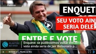 Bolsonaro ignora a GRIPINHA e visita comércio em Brasília