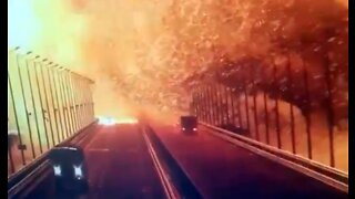 Major Explosion Destroys Bridge Connecting Crimea and Russia