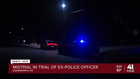 Mistrial for former Leavenworth police officer