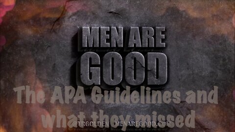 APA Guidelines and what they missed