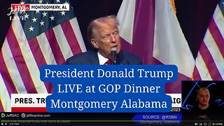 President Donald Trump LIVE at GOP Dinner | Montgomery Alabama | USA