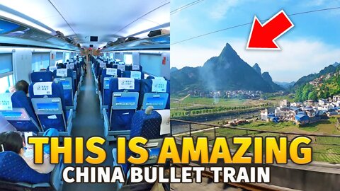 $100 FIRST CLASS TRAIN - Riding China's Incredible Bullet Train