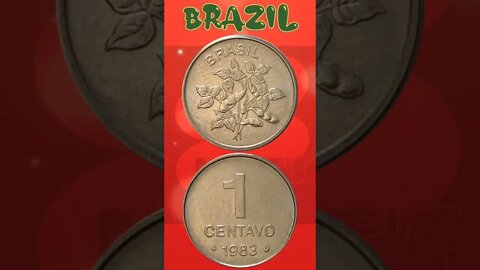 Brazil 1 Centavo 1983.#shorts #education #coinnotesz