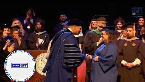 Expecting mother receives college diploma while in labor