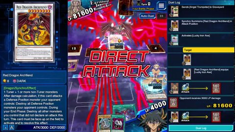 How to steal Sun Dragon Inti from Rex Goodwin and deal Syhcnro Summon Massive Damage YGO Duel Links