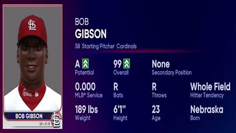 How To Create Bob Gibson MLB The Show 22