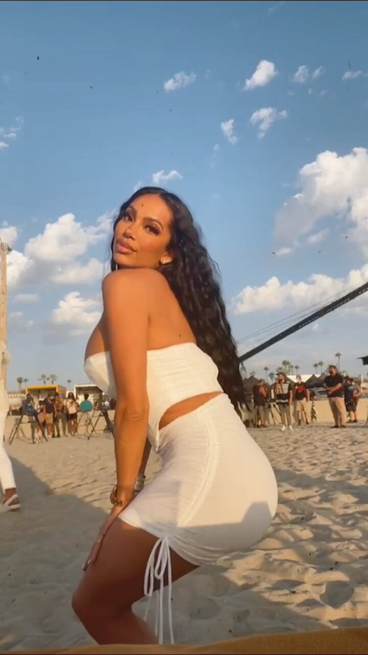 Erica Mena and Amina Buddafly partying with the cast of Love & Hip-hop