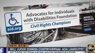 New developments in Advocates for Individuals with Disabilities group