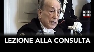 LA LEZIONE DI SINAGRA ALLA CONSULTA