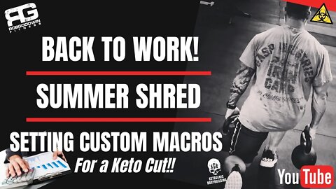 Back to Work! | Summer Shred | How to Calculate your Macros for a Cut!
