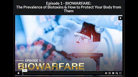 New Hope Episode 1 - BIOWARFARE: The Prevalence of Biotoxins & How to Protect Your Body from Them