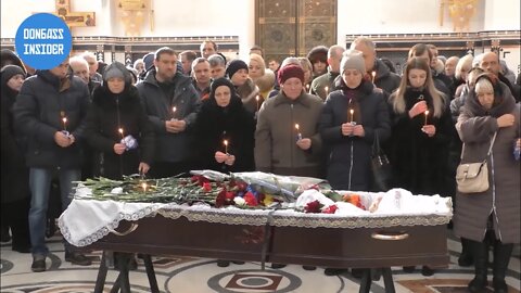 RPD - Funérailles de Nikita Fokine, 20 ans, tué par un sniper ukrainien - 24 janvier 2020