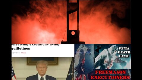Guillotines will be used on Christians when Trump is Selected to Come Back (March 4th, 2023)