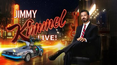 See The DeLorean Time Machine On Jimmy Kimmel Live!