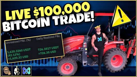 LIVE $100,000 BTC SHORT | LOOKING FOR NEW LONGS | TARGETS & ANALYSIS