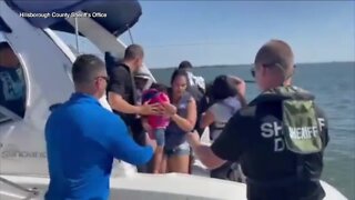 Hillsborough Sheriff, Marine Unit rescue 11 people from sinking boat