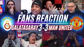 MAN UNITED FANS REACTION TO GALATASARAY 3-3 MAN UNITED | ELIMINATED