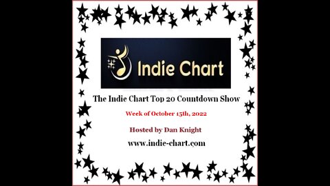Indie Top 20 Country Countdown Show October 15th 2022