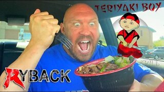 Teriyaki Boy Healthy Grill Mongolian Beef Bowl Food Review - Ryback It’s Feeding Time