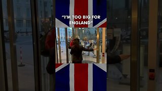 “I’m too big for England” #comedy #england #travel