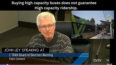 Buying high capacity buses does not guarantee High capacity ridership!