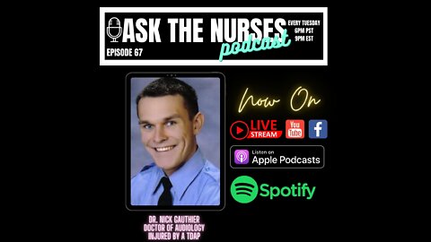 Ask The Nurses Podcast Episode 37 Dr Nick Gauthiers
