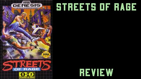 Streets of Rage series review - Part 1 - Streets of Rage 1
