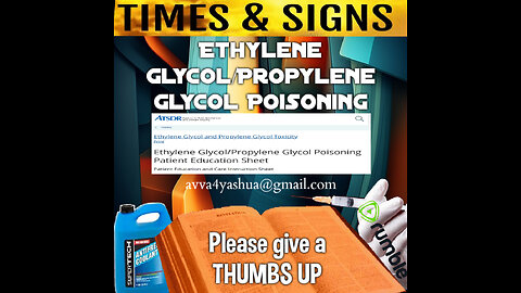 Ethylene Glycol/Propylene Glycol Poisoning