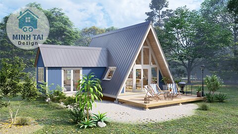 Small House Design Ideas - A Frame House - Minh Tai Design 24