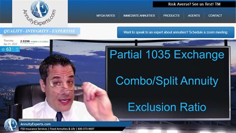 LIFE ONLY AGENTS - Do you know about the partial 1035 exchange and a Split Annuity? Watch this!