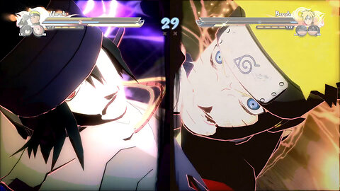 NINJA STORM 4 NARUTO & SASUKE TEAM JUTSU FALME CONTROL RASENGAN VS BORUTO