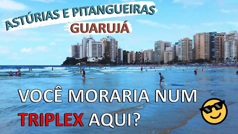 Dia de Sol na Praia das Astúrias e Pitangueiras | Guarujá