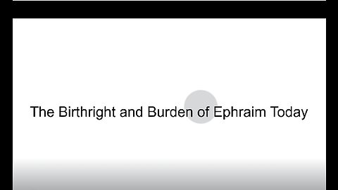 Nathan Swasey - The Burden and Birthright of Ephraim Today- RTC 2023