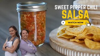 Sweet Pepper Chili Salsa Recipe | Canning with Wisdom Preserved