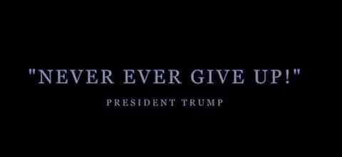 Trump: Never, Ever Give Up!!!