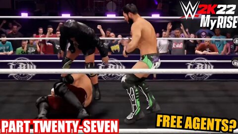 WWE 2K22 MYRISE PART 27 - UNITED STATES CHAMPIONSHIP! INDIE SHOWS AND BATTLE ROYALS