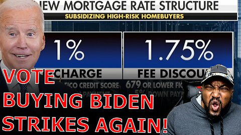 Joe Biden To PUNISH & SLAP FEES On Good Credit Homeowners So Bad Credit Minorities Can Buy Homes