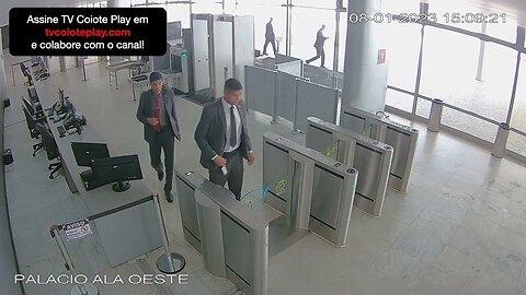 Imagens das câmeras revelam o pânico de funcionários do Planalto na invasão de golpistas