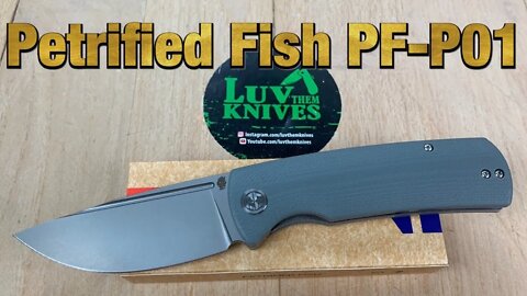 Petrified Fish PF-P01 Beluga / includes disassembly/ Nashorn Knives design and my favorite PF knife