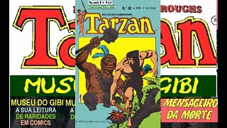 TARZAN FORMATINHO 42 A O MENSAGEIRO DA MORTE #museudogibi #quadrinhos #comics